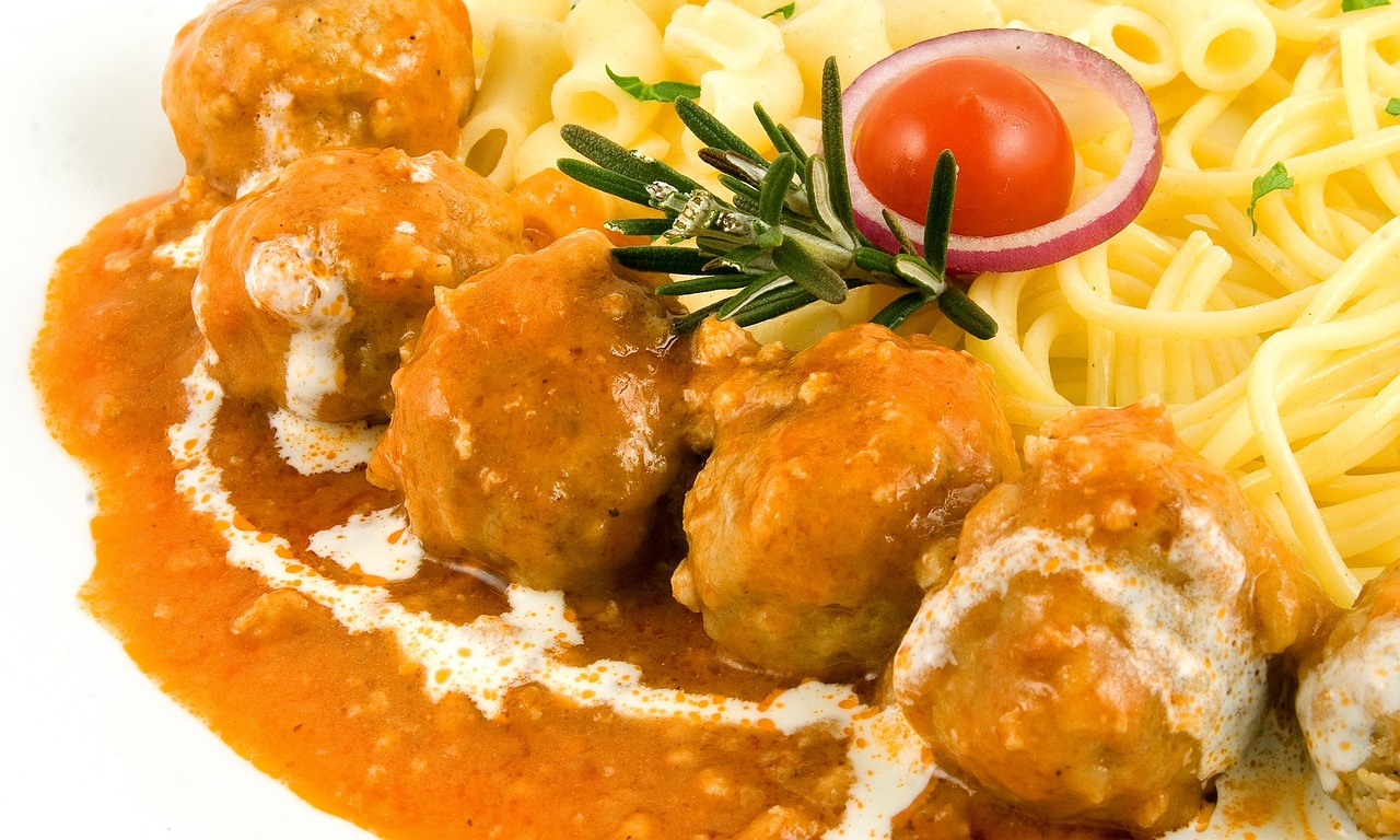 food, image, restaurant, pasta, meat balls, orange food, orange restaurant, orange meat, orange pasta, meat balls, meat balls, meat balls, meat balls, meat balls