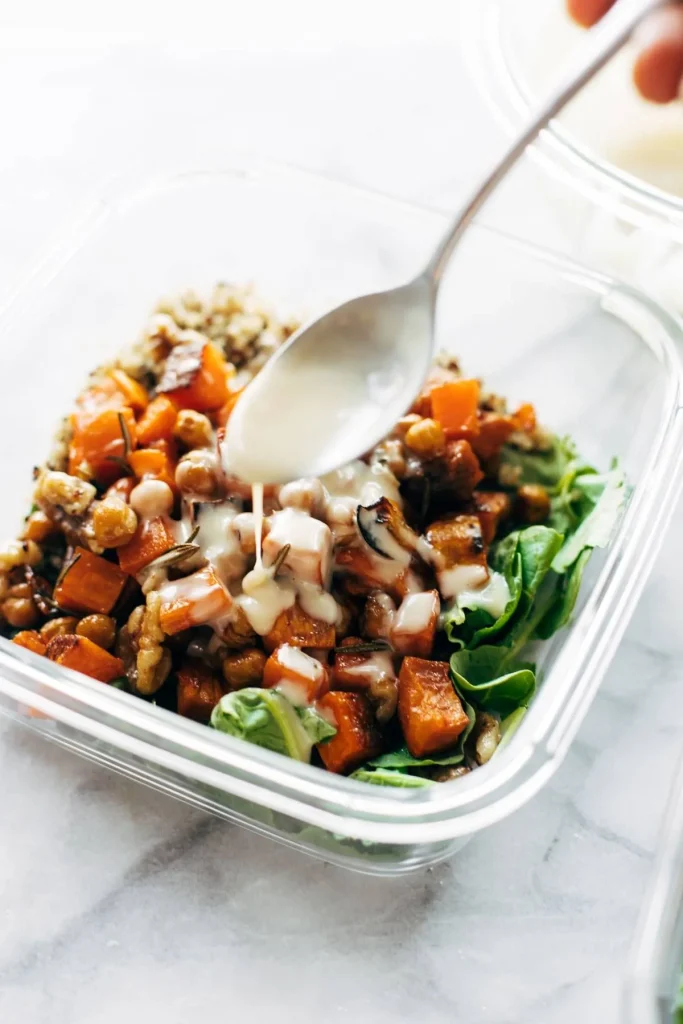 sweet potato walnut salad 3
